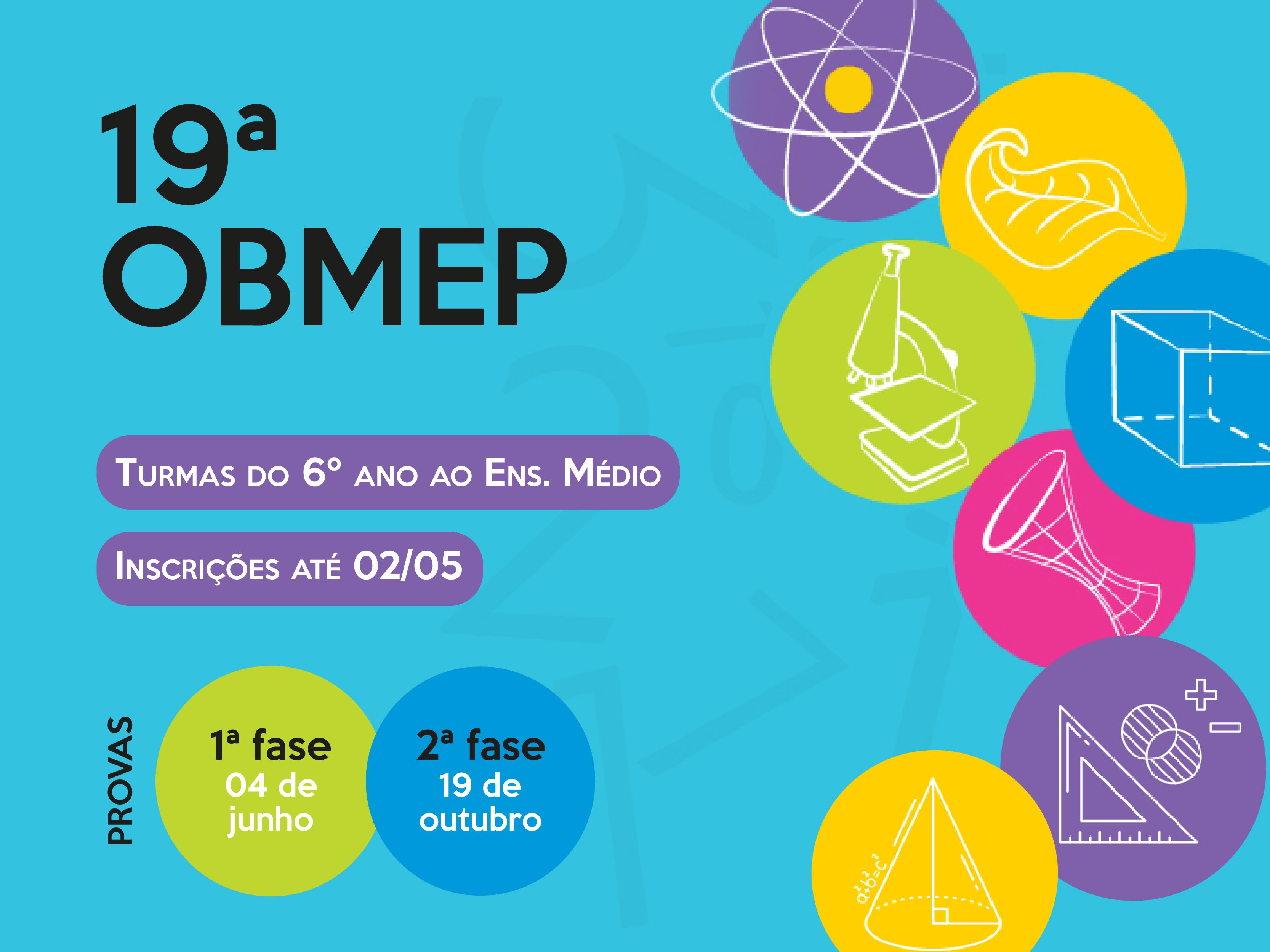 Vem aí a 19ª Olimpíada Brasileira de Matemática (OBMEP)