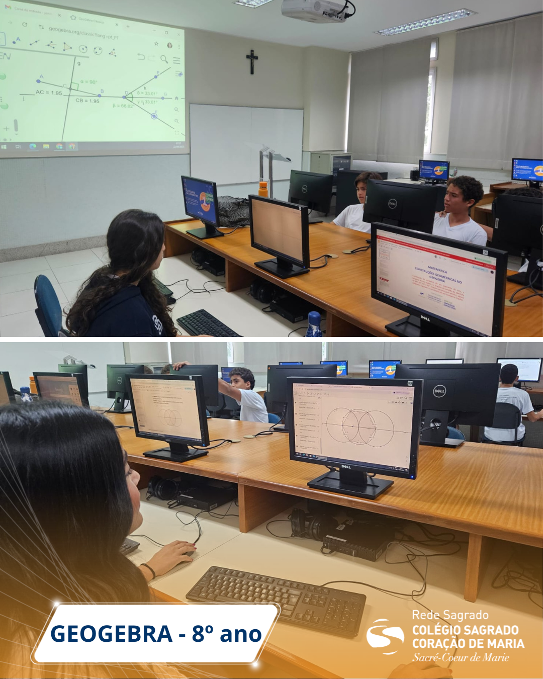 Estudantes desenvolvem atividades investigativas utilizando aplicativo de Matemática Dinâmica