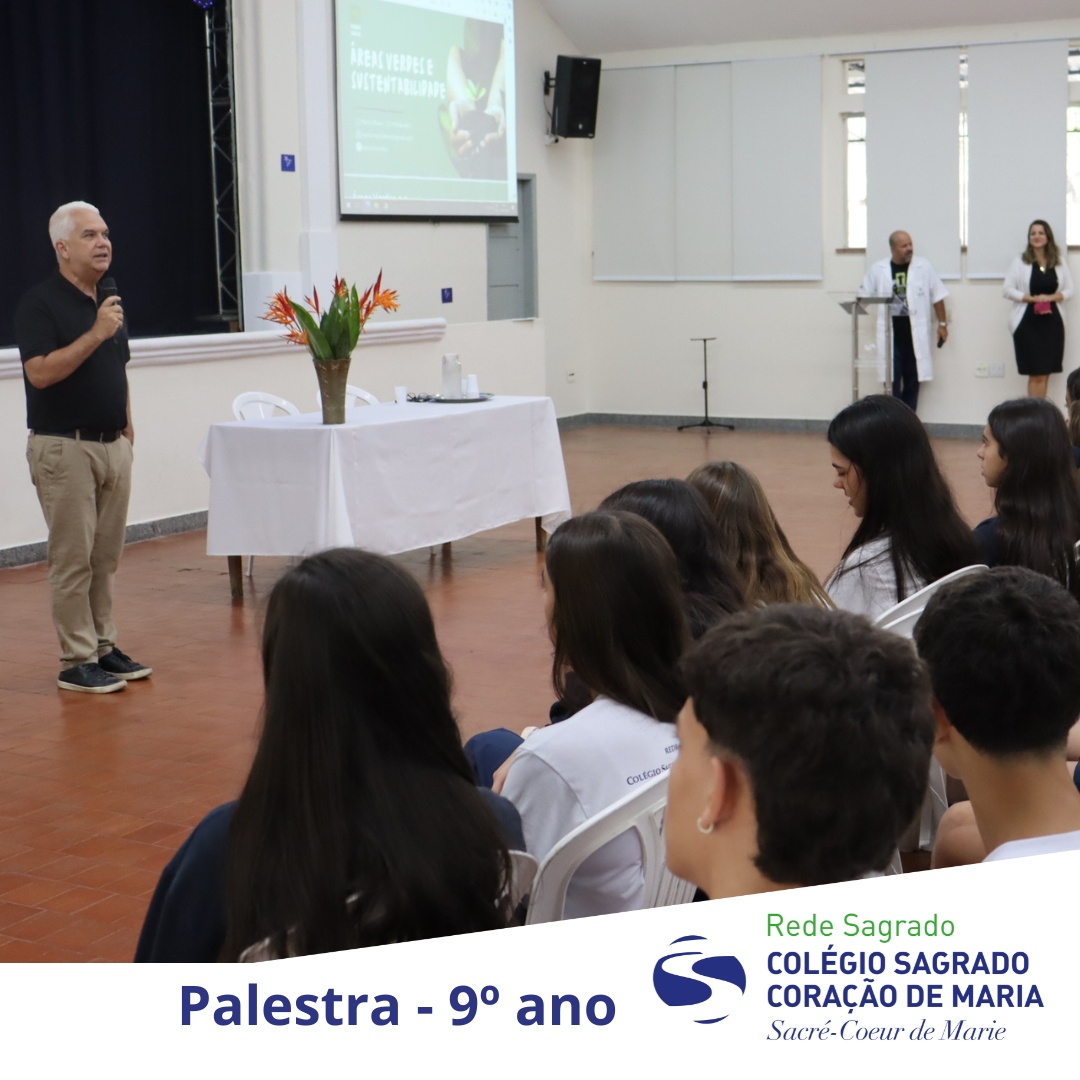 Estudantes participam de palestra sobre área verdes urbanas