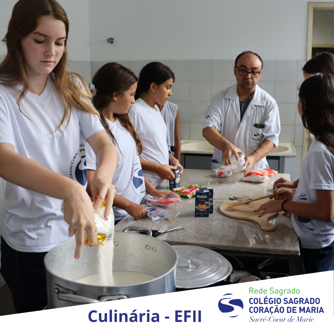 Explorando sabores e habilidades: estudantes do Colégio Sagrado Coração de Maria se aventuram na culinária nordestina