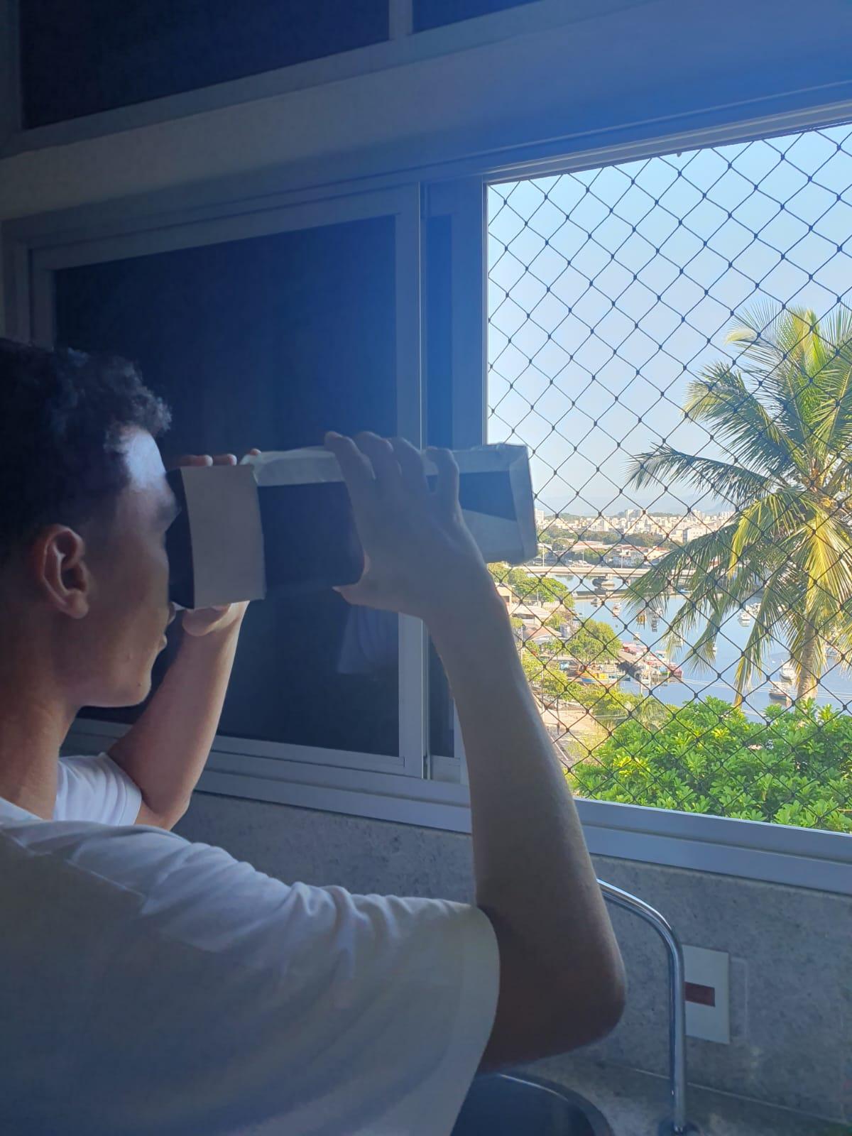 1ª série participa de experimento da câmara escura