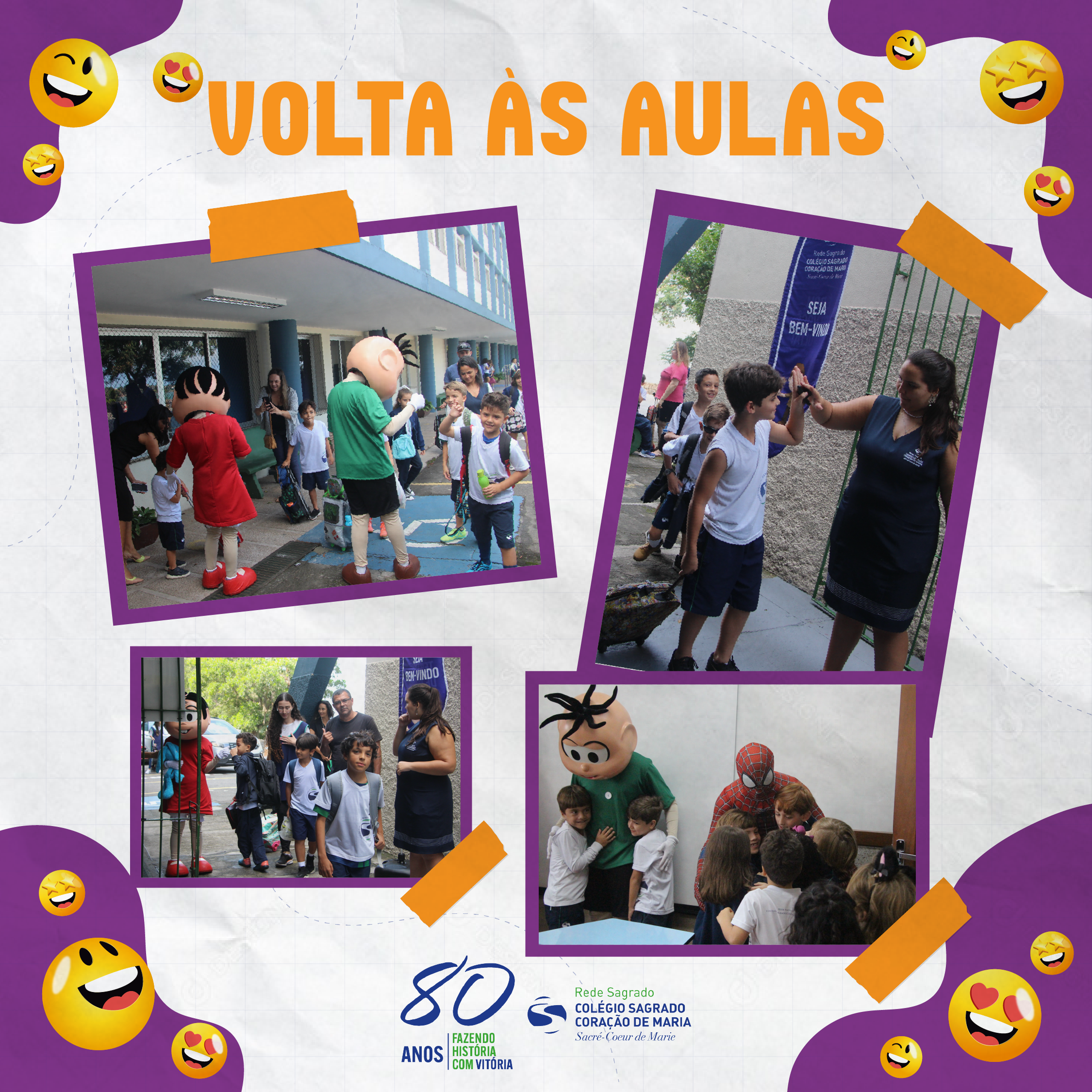 Volta às aulas do 2º semestre: estudantes recebem recepção especial