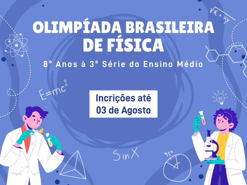 Olimpíada Brasileira de Física: inscrições abertas
