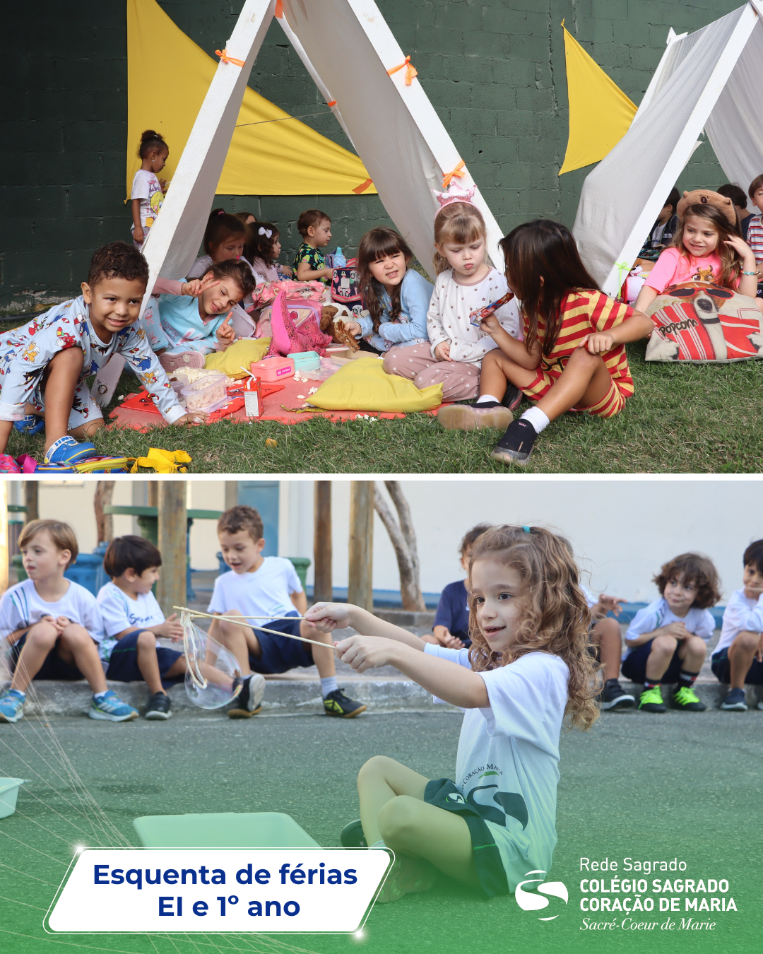 Esquenta de férias agita turmas da Ed. Infantil ao 5º ano