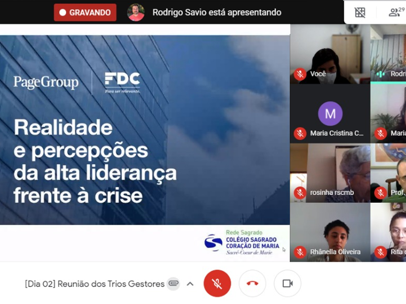 Trios gestores da Rede Sagrado realizam encontro