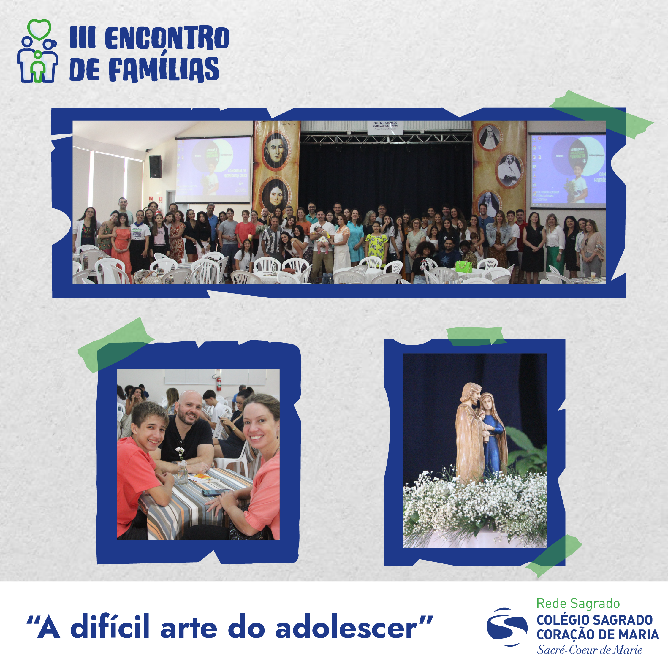 III Encontro das Famílias apresenta o tema "A difícil arte do adolescer"