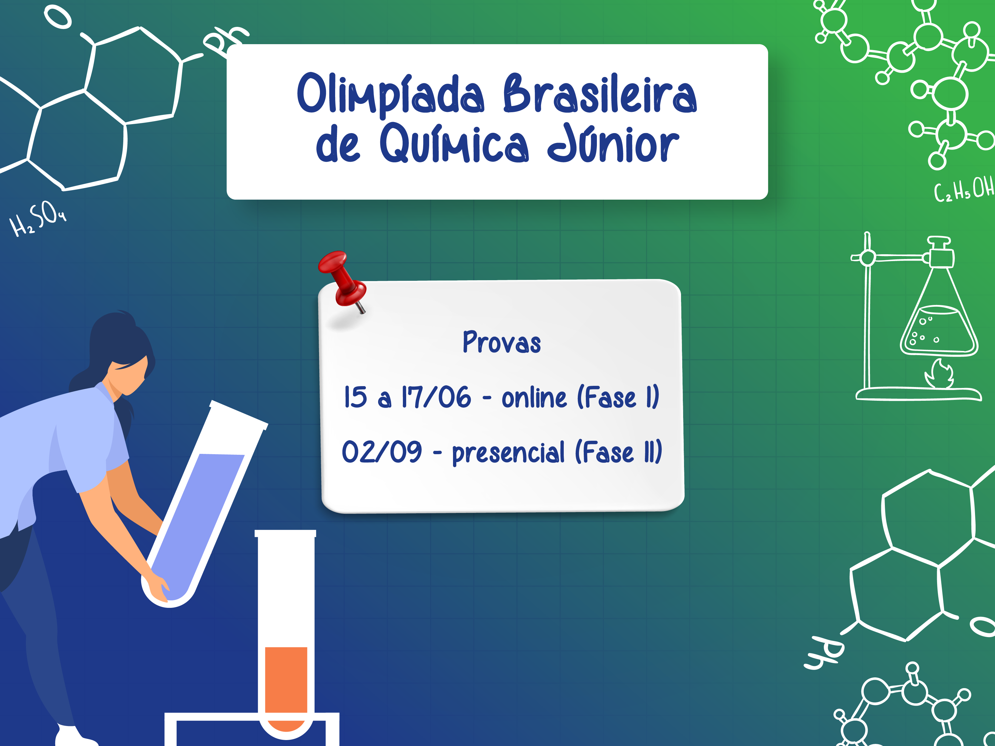 Vem aí a Olimpíada Brasileira de Química Júnior