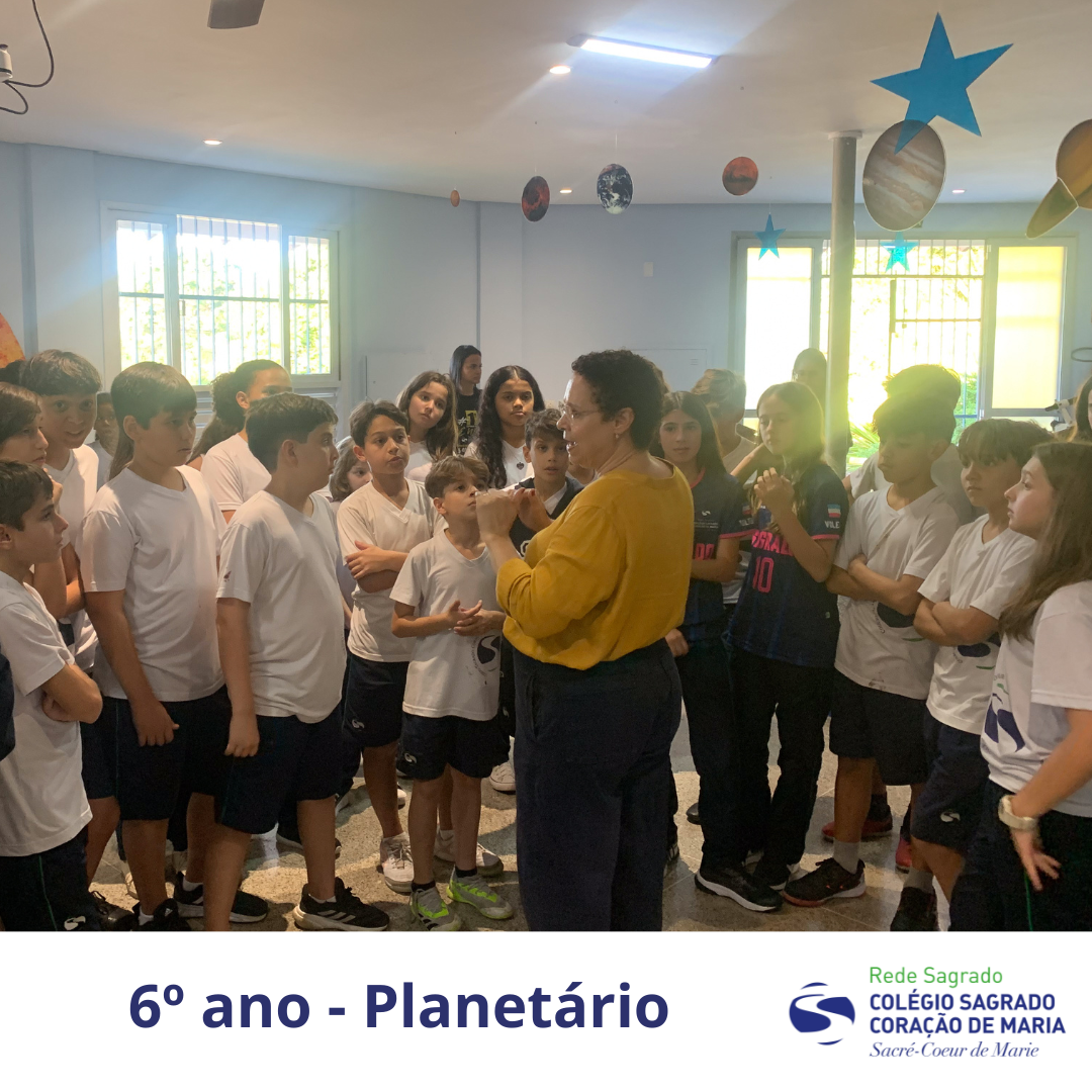 Turmas do 6º ano vistam planetário de Vitória