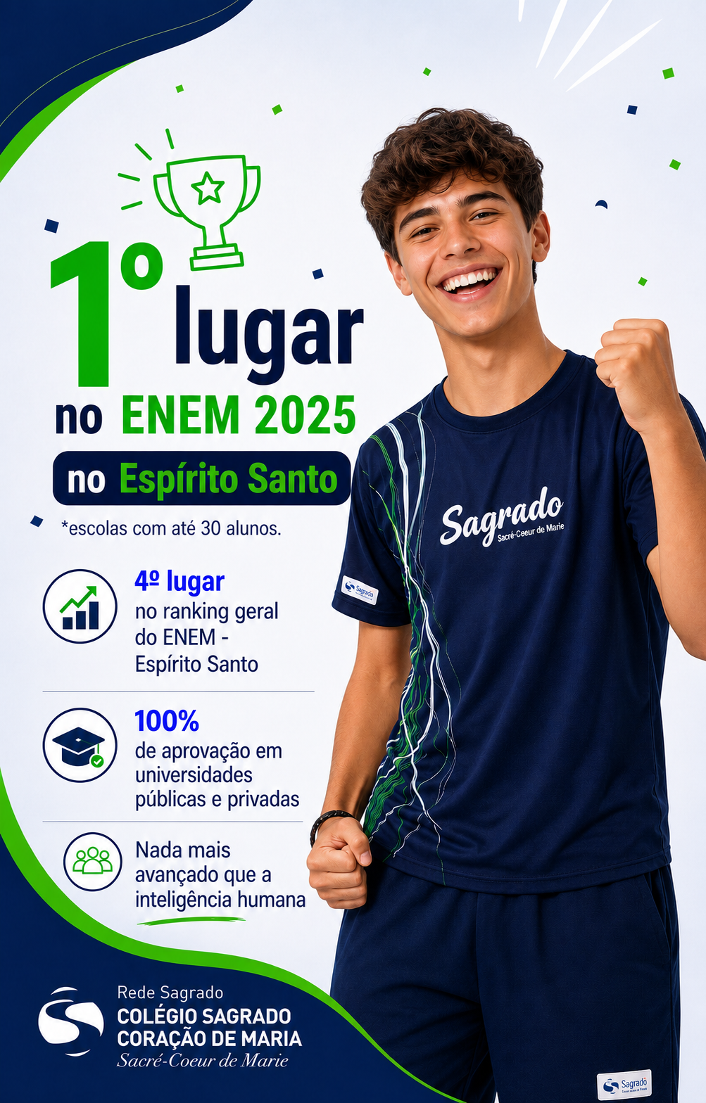 1º lugar no Enem 2025