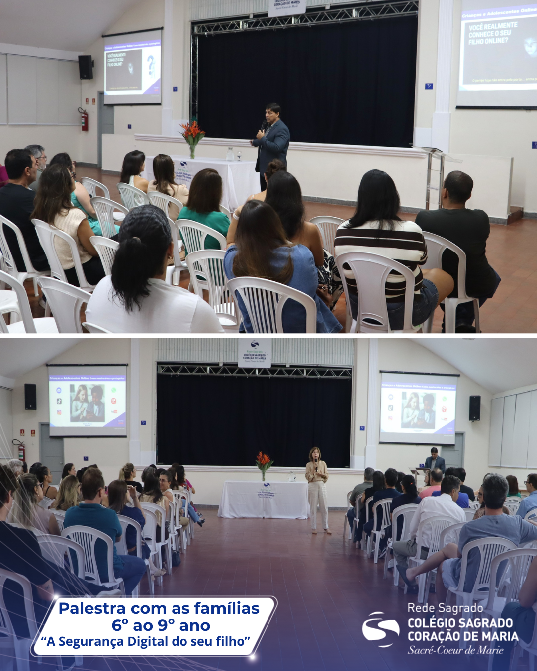 Palestra sobre Segurança Digital une famílias e escola no cuidado aos adolescentes
