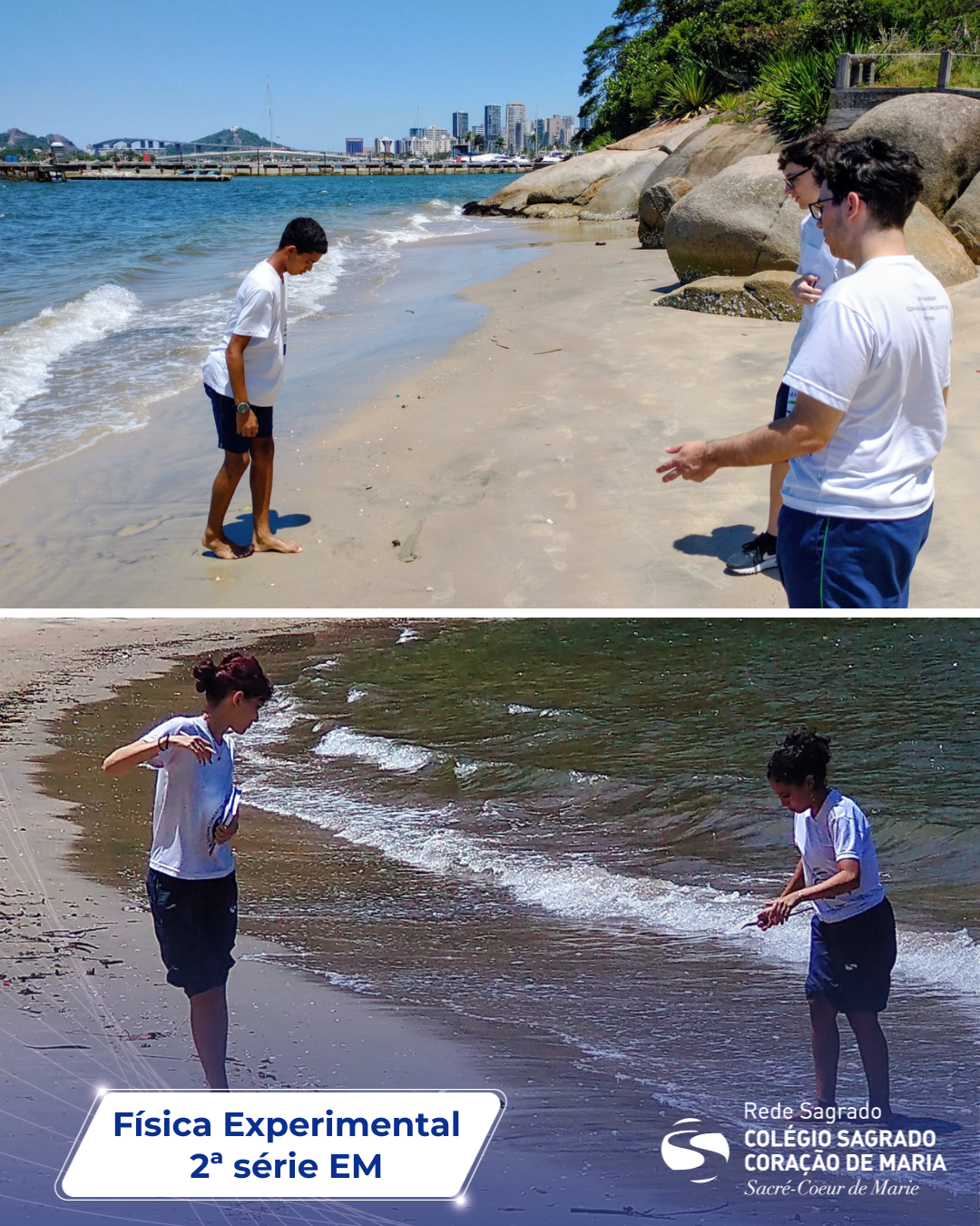 Estudantes do Ensino Médio aplicam, na prática, conceitos sobre equação da onda