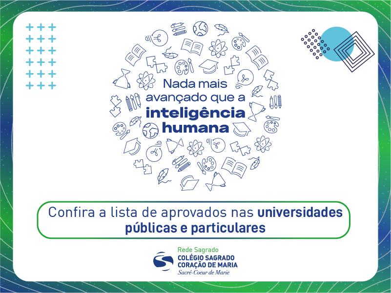 Confira a lista de aprovados nos vestibulares 2025/2026