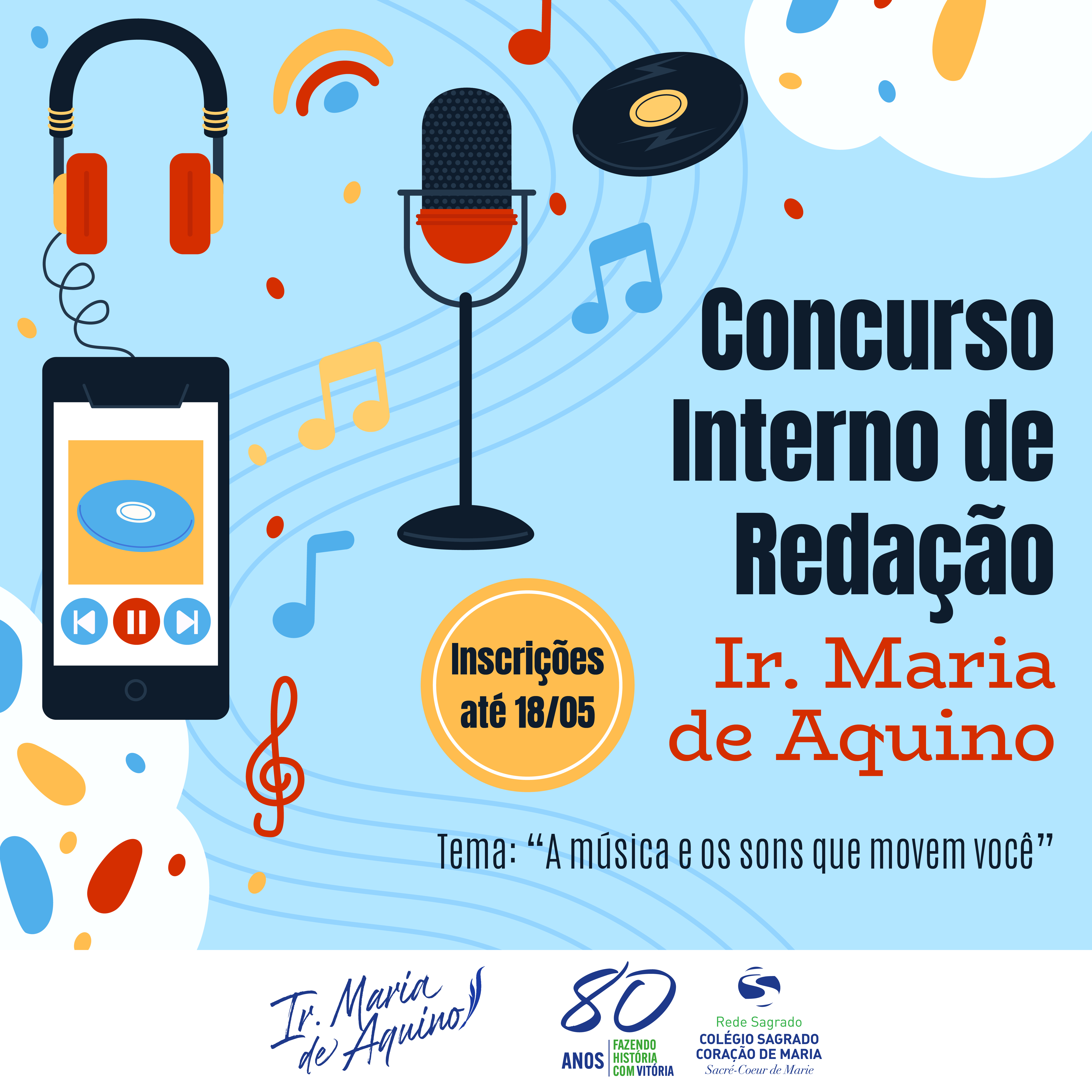 Concurso Interno de Redação deste ano terá a música como tema