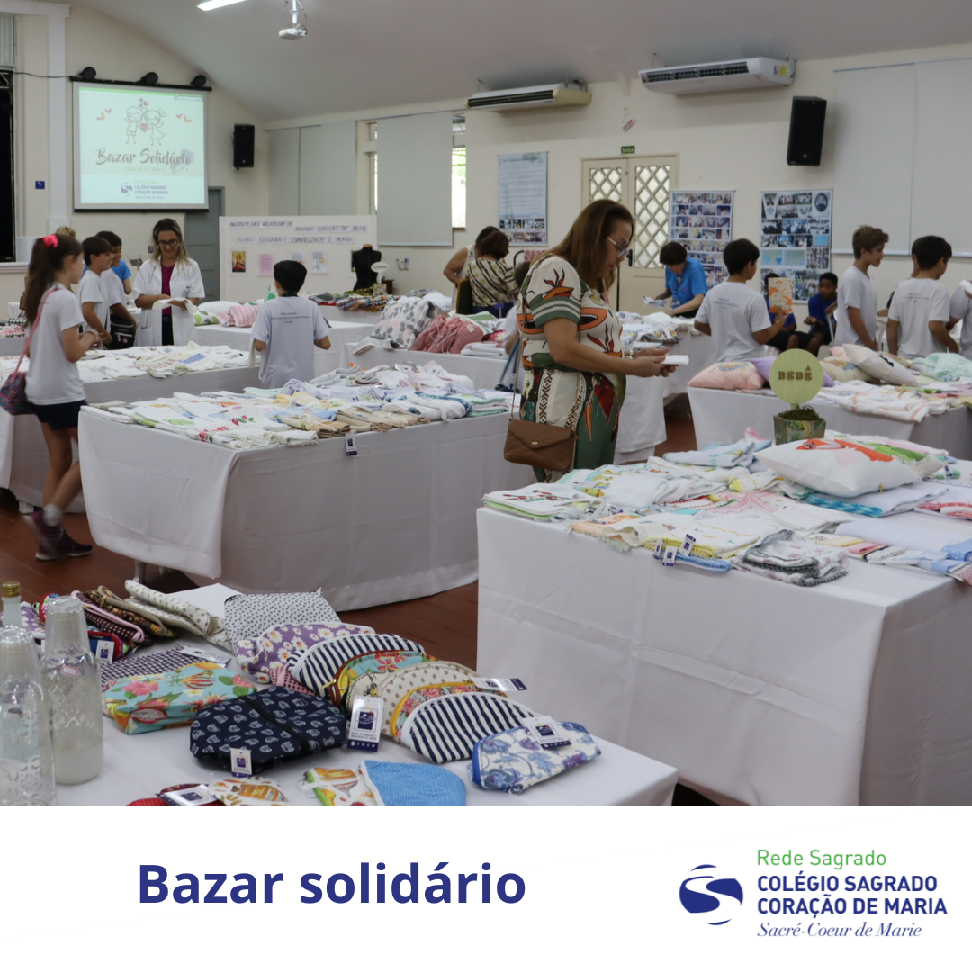 Bazar Solidário 2024: solidariedade e amor ao próximo