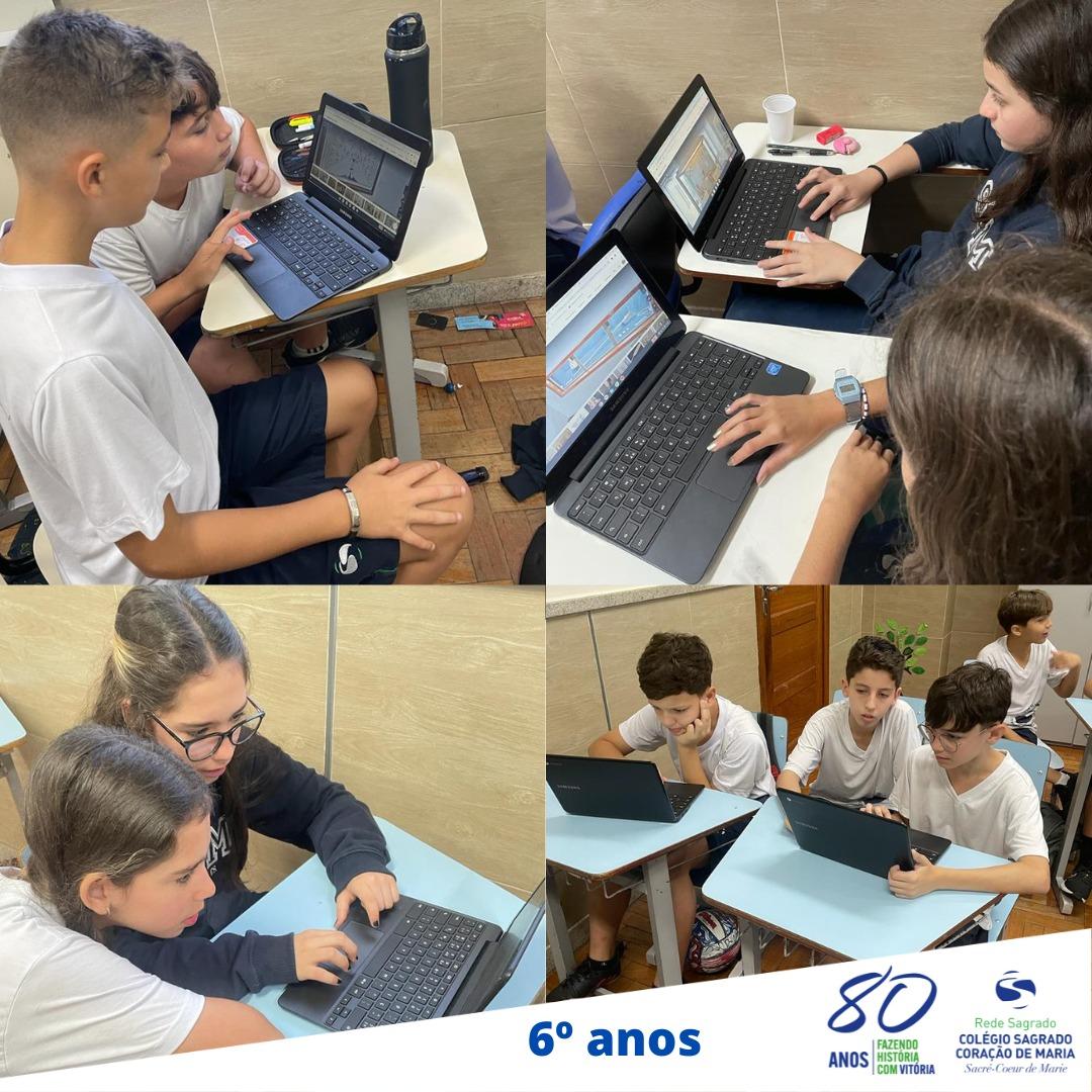 Estudantes fazem visitas virtuais durante atividade de Língua Portuguesa