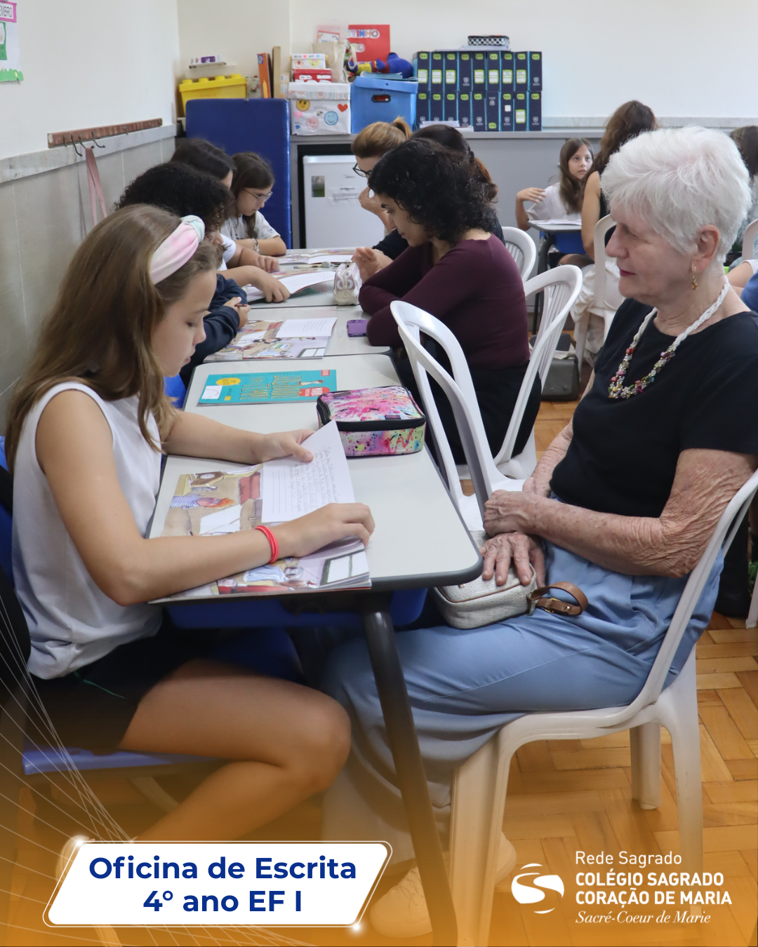 Criatividade, escrita e parceria marcam Oficina de Escrita do 4º ano